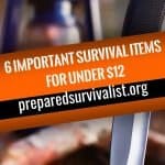 6 important survival items for under $12