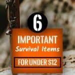 6 important survival items for under $12