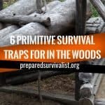6 primitive survival traps for in the woods