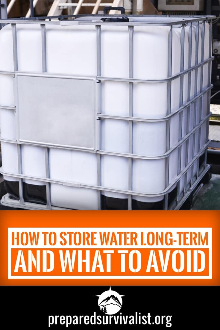 How To Store Water LongTerm And What To Avoid